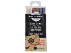 Manuscript Sealing Gun Wax – Perlemor/Gull/Sølv – 6stk