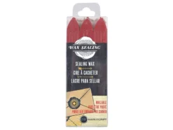 Manuscript Wax Sealing Lakkstang Sett 3stk – Rød