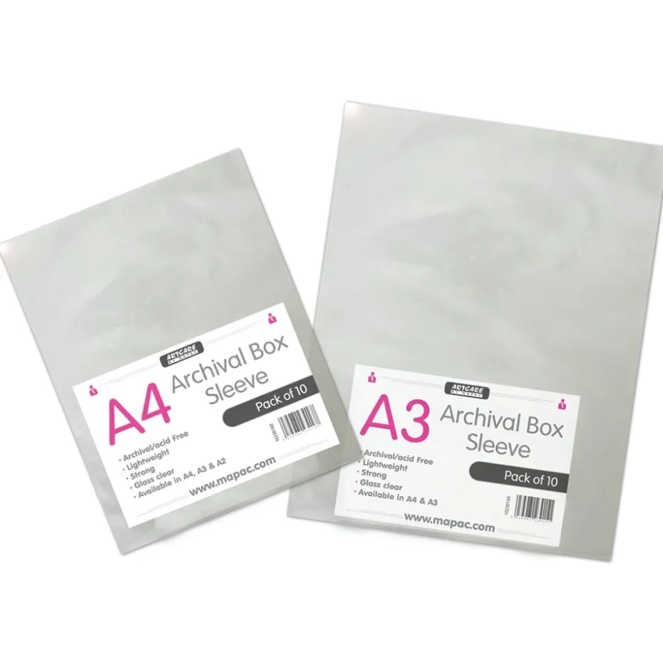Mapac Archival Box Plastlomme 10stk – A3