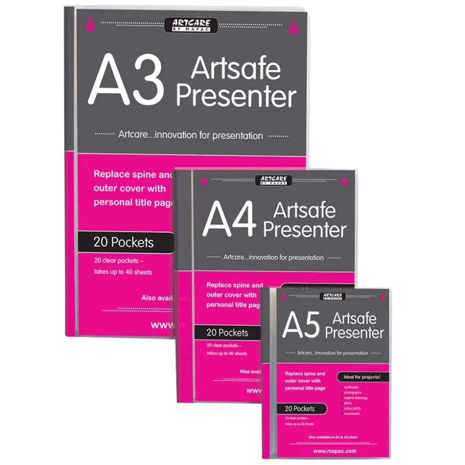 Mapac Artsafe Presenter 20 lommer – A4