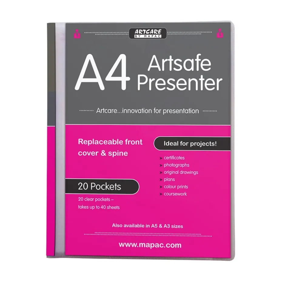 Mapac Artsafe Presenter 20 lommer – A4
