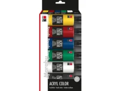Marabu Acryl Color Malingssett 6 x 80ml