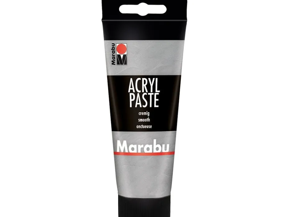 Marabu Acryl Paste 100ml – 082 Sølv