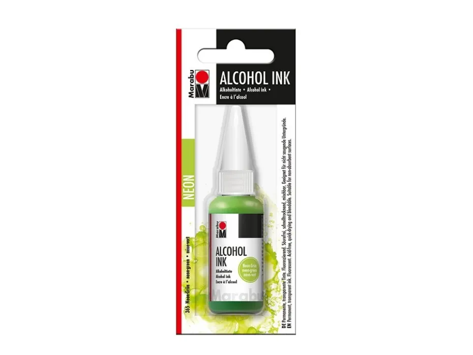 Marabu Alcohol Ink 20ml – 365 Neon Green