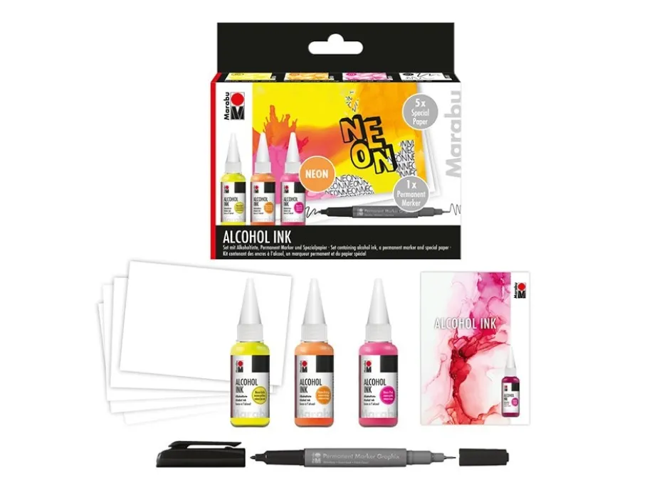 Marabu Alcohol Ink Sett – NEON