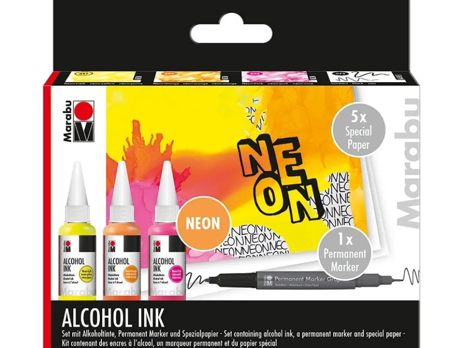 Marabu Alcohol Ink Sett – NEON