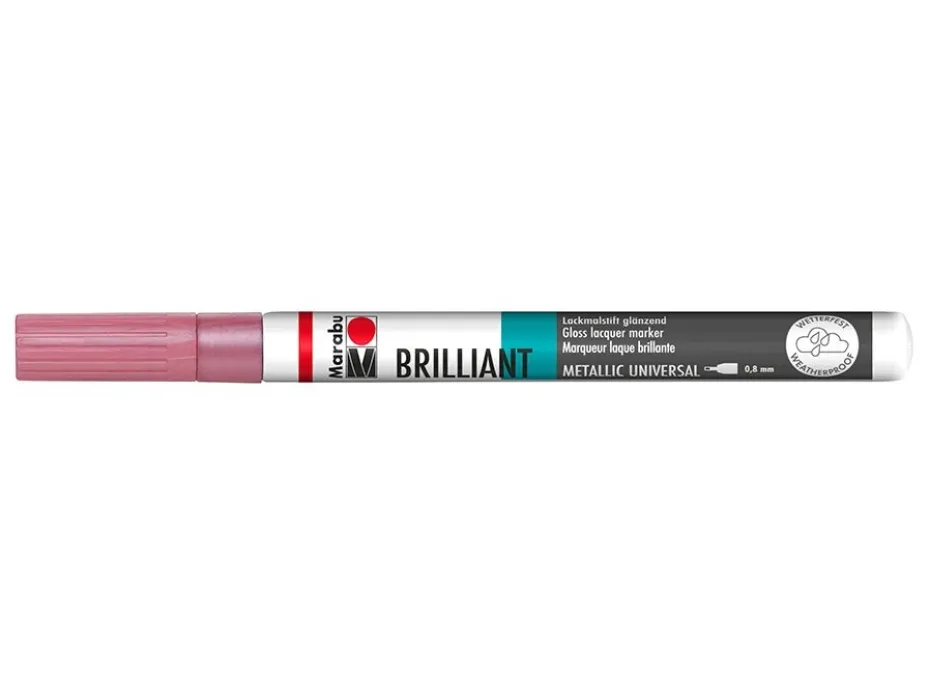 Marabu Brilliant Painter 0,8mm – 733 Metallic rosa