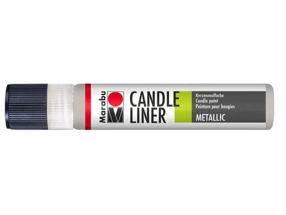Marabu Candle Pen 25ml – 782 Metallic sølv