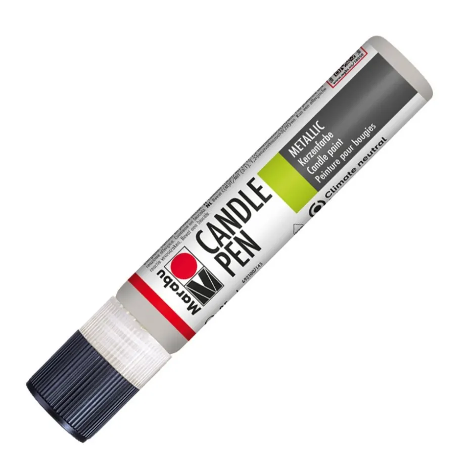 Marabu Candle Pen 25ml – 782 Metallic sølv