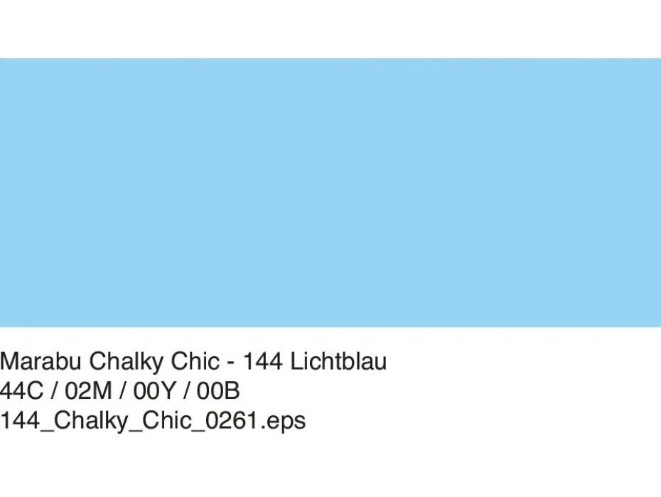 Marabu Chalky-Chic 100ml – 144 Light blue