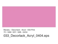 Marabu Decorlack Hobbymaling 50ml – 033 Rosa