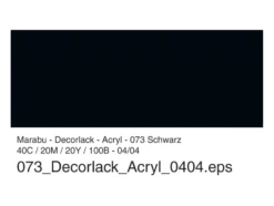 Marabu Decorlack Hobbymaling 50ml – 073 Sort