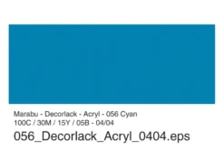 Marabu Decorlack Hobbymaling 50ml – 056 Cyan