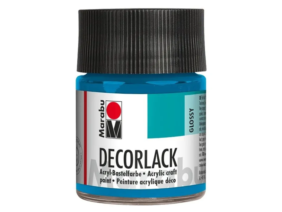 Marabu Decorlack Hobbymaling 50ml – 056 Cyan
