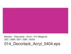Marabu Decorlack Hobbymaling 50ml – 014 Magenta