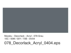 Marabu Decorlack Hobbymaling 50ml – 078 Grå