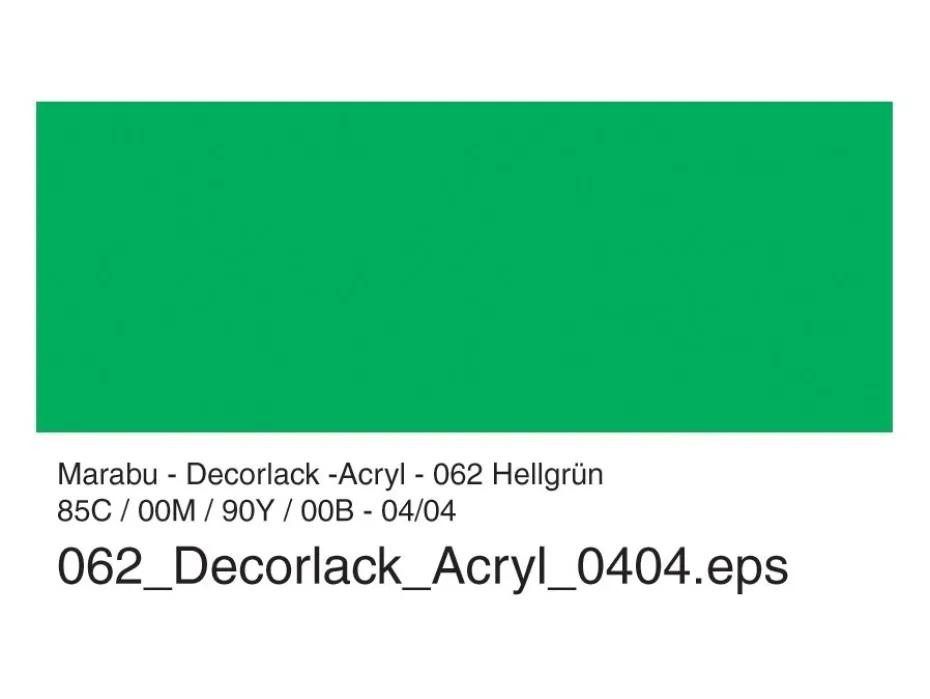 Marabu Decorlack Hobbymaling 50ml – 062 Lys grønn