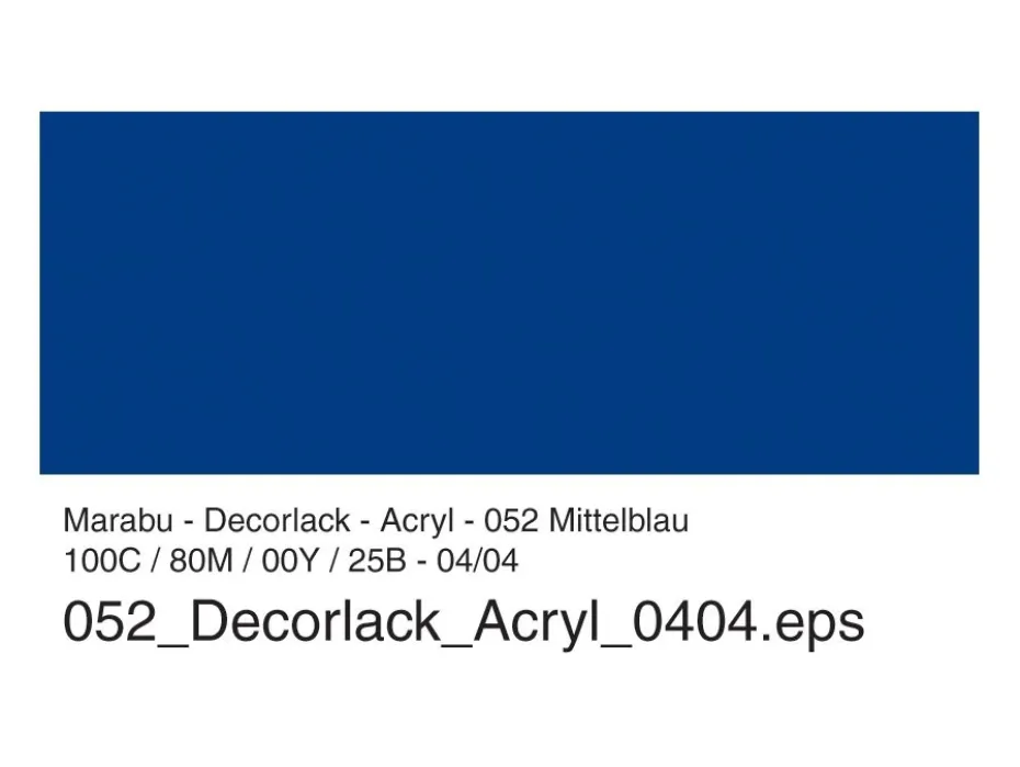 Marabu Decorlack Hobbymaling 50ml – 052 Mellomblå