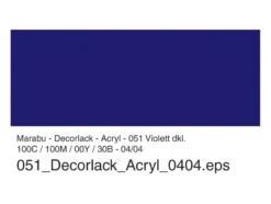 Marabu Decorlack Hobbymaling 50ml – 051 Mørk fiolett