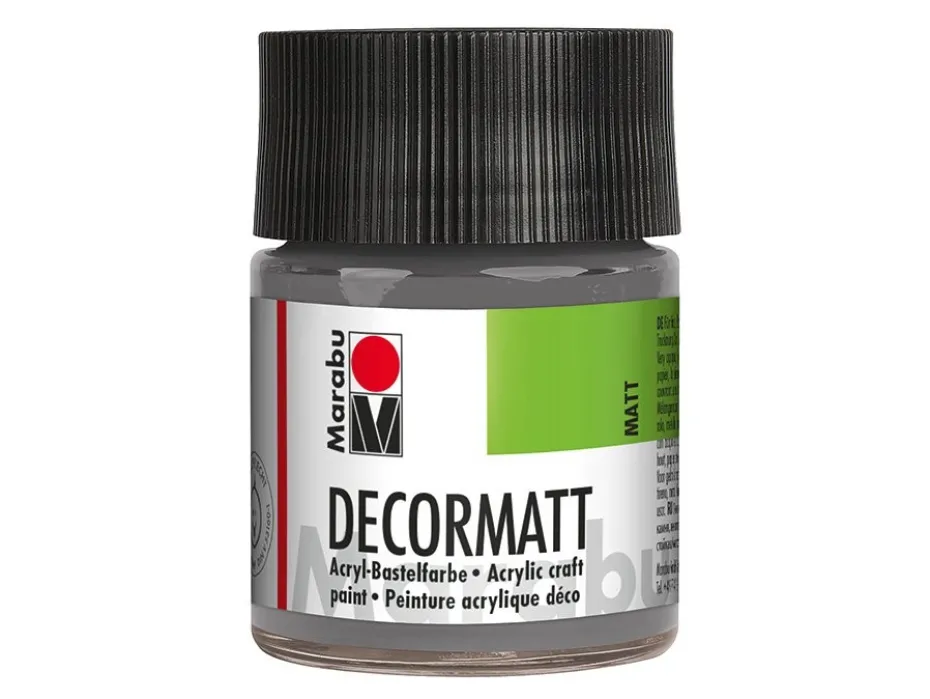 Marabu Decormatt Hobbymaling 50ml – 278 Lys grå