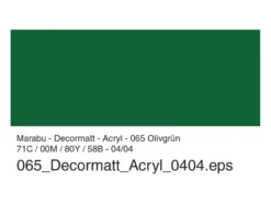 Marabu Decormatt Hobbymaling 50ml – 065 Olivengrønn