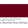 Marabu Decormatt Hobbymaling 50ml – 034 Bordeaux rød