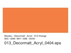 Marabu Decormatt Hobbymaling 50ml – 013 Orange