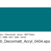 Marabu Decormatt Hobbymaling 50ml – 290 Turkis