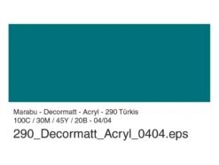 Marabu Decormatt Hobbymaling 50ml – 290 Turkis