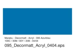Marabu Decormatt Hobbymaling 50ml – 095 Asurblå