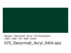 Marabu Decormatt Hobbymaling 50ml – 075 Grangrønn
