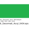 Marabu Decormatt Hobbymaling 50ml – 066 Gulgrønn