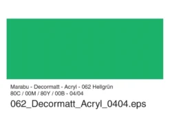 Marabu Decormatt Hobbymaling 50ml – 062 Lys grønn