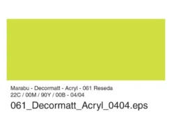 Marabu Decormatt Hobbymaling 50ml – 061 Reseda grønn