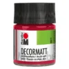 Marabu Decormatt Hobbymaling 50ml – 032 Karminrød