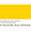 Marabu Decormatt Hobbymaling 50ml – 019 Gul