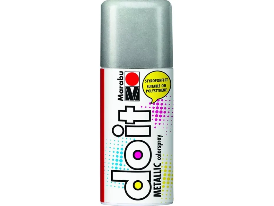 Marabu DO IT Spraymaling 150ml – 782 Metallic Silver