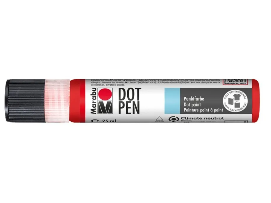 Marabu Dot Pen 25ml – 030 Light vermilion