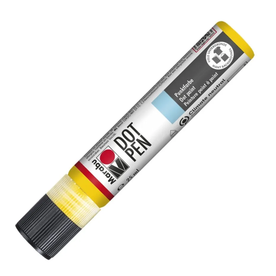 Marabu Dot Pen 25ml – 019 Yellow
