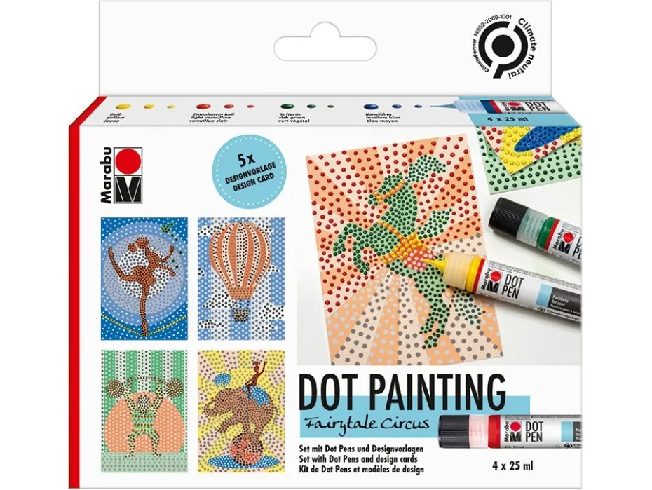 Marabu Dot Pen Set – Fairytale Circus
