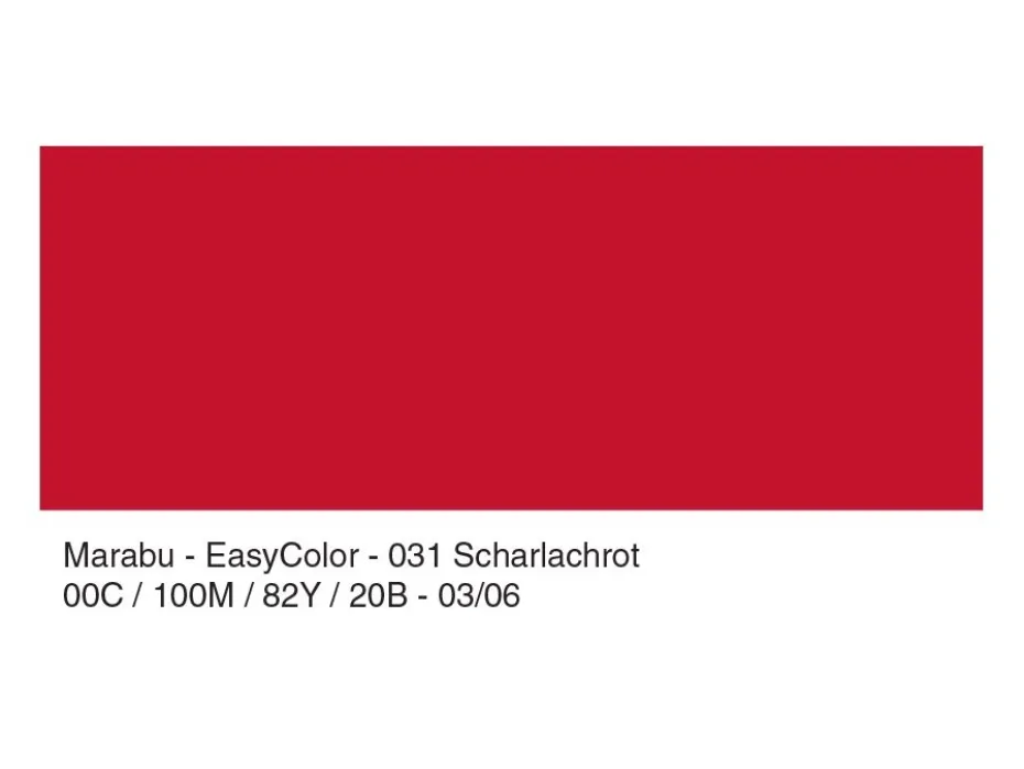 Marabu Easy Color 25g – 031 Skarletrød
