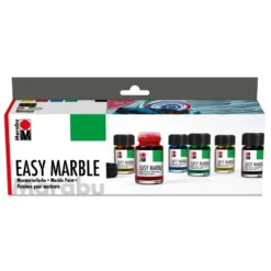 Marabu Easy Marble Marmoreringsfarge Sett – Starter Set