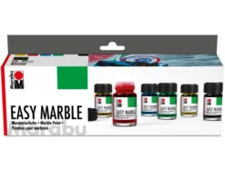 Marabu Easy Marble Marmoreringsfarge Sett – Starter Set