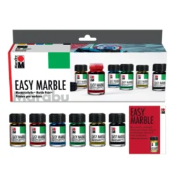 Marabu Easy Marble Marmoreringsfarge Sett – Starter Set