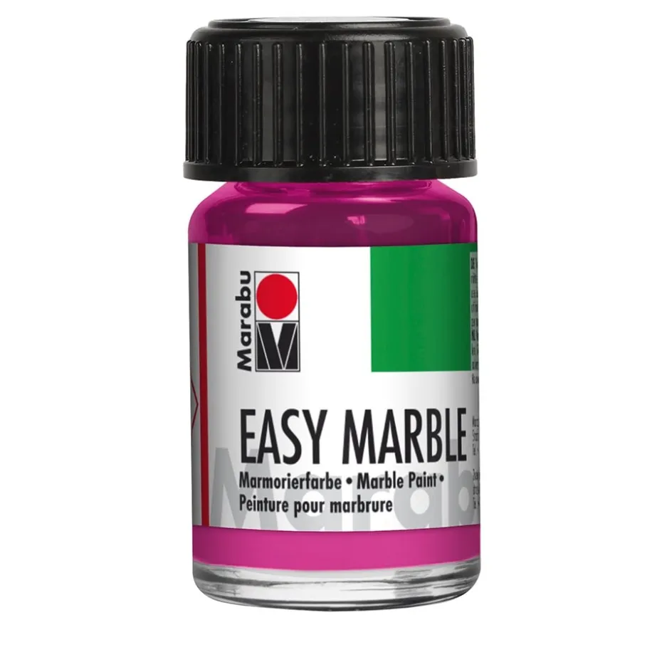 Marabu Easy Marble Marmoreringsfarge 15ml – 014 Magenta