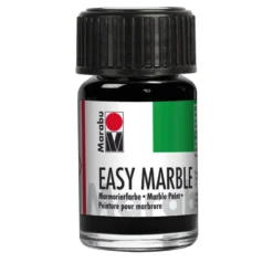 Marabu Easy Marble Marmoreringsfarge 15ml – 073 Sort