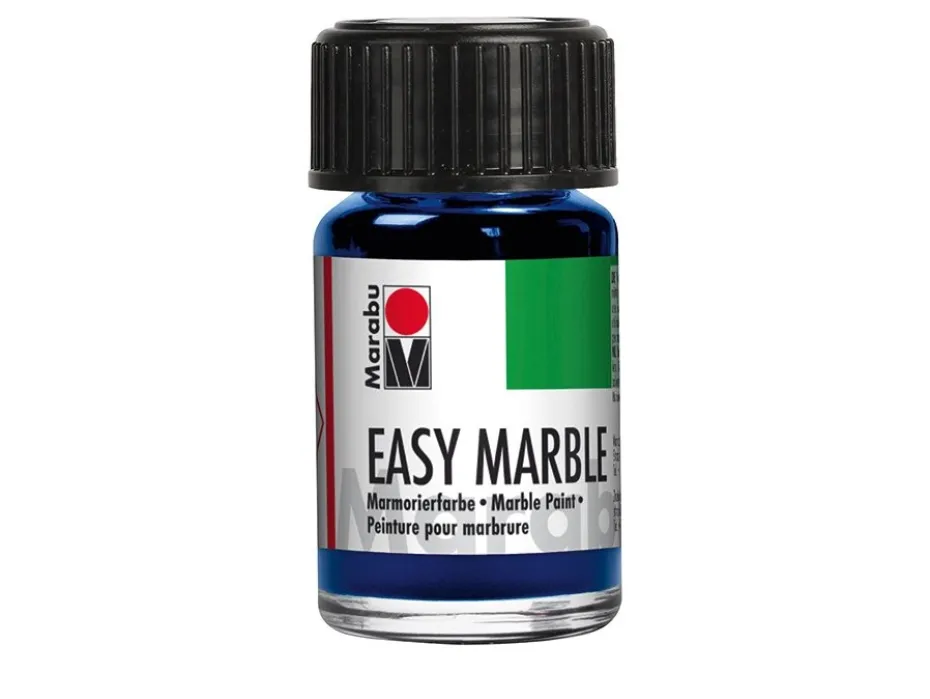 Marabu Easy Marble Marmoreringsfarge 15ml – 055 Ultramarin