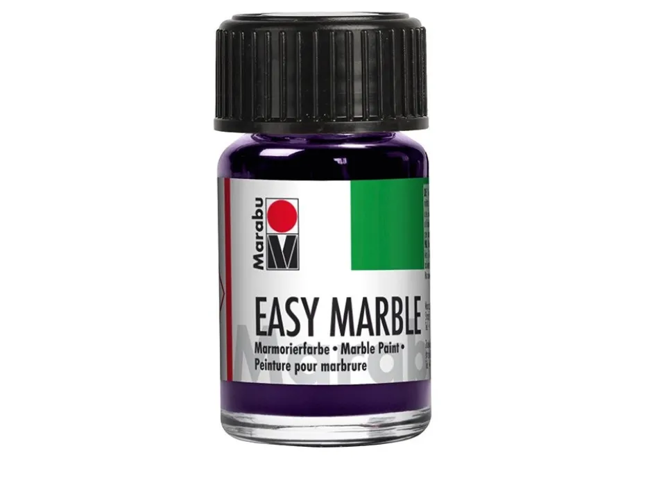 Marabu Easy Marble Marmoreringsfarge 15ml – 039 Aubergine