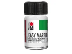 Marabu Easy Marble Marmoreringsfarge 15ml – 070 Hvit