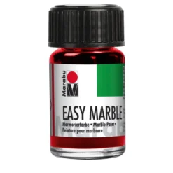 Marabu Easy Marble Marmoreringsfarge 15ml – 031 Kirsebærrød